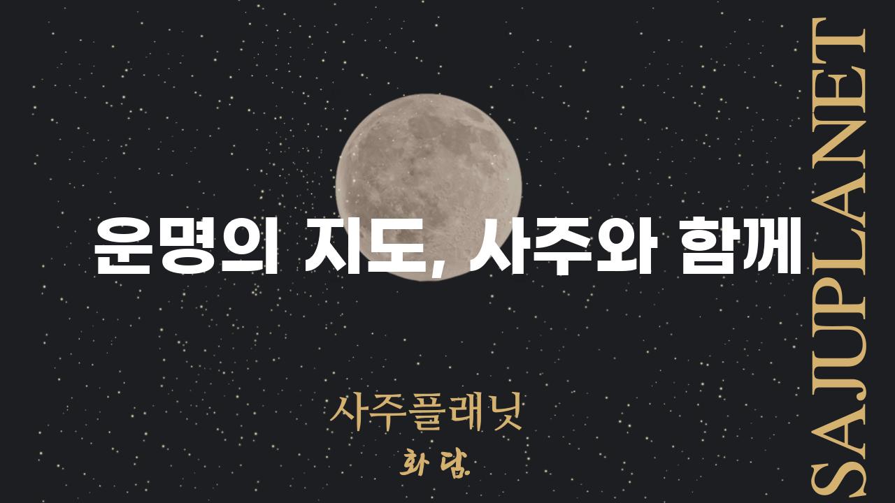 운명의 지도, 사주와 함께