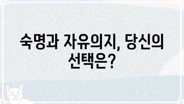 사주팔자는 정해져 있을까? 당신의 궁금증을 풀어드립니다 | 운명, 숙명, 자유의지, 풀이