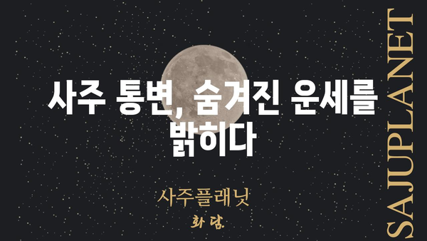 나의 사주팔자, 현실을 똑바로 들여다보는 통변 | 사주팔자, 현실, 통변, 운세